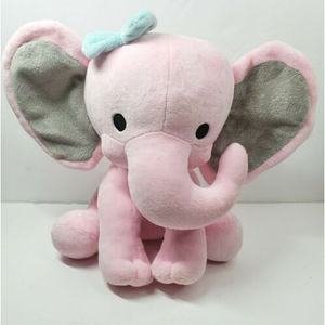 Bedtime Originals Twinkle Toes Pink Elephant Stuffed Animal Toy